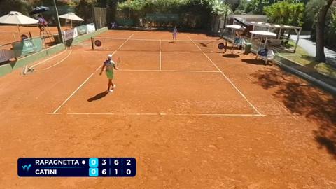 the game that made it 3-6, 6-1, 2-0 3-6, 6-1, 2-0