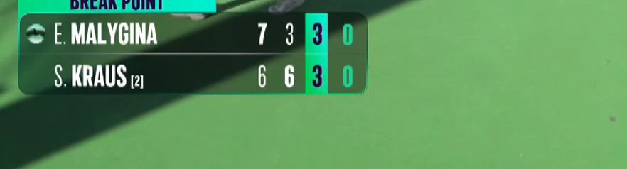 overlay at 7-6, 3-6, 3-3